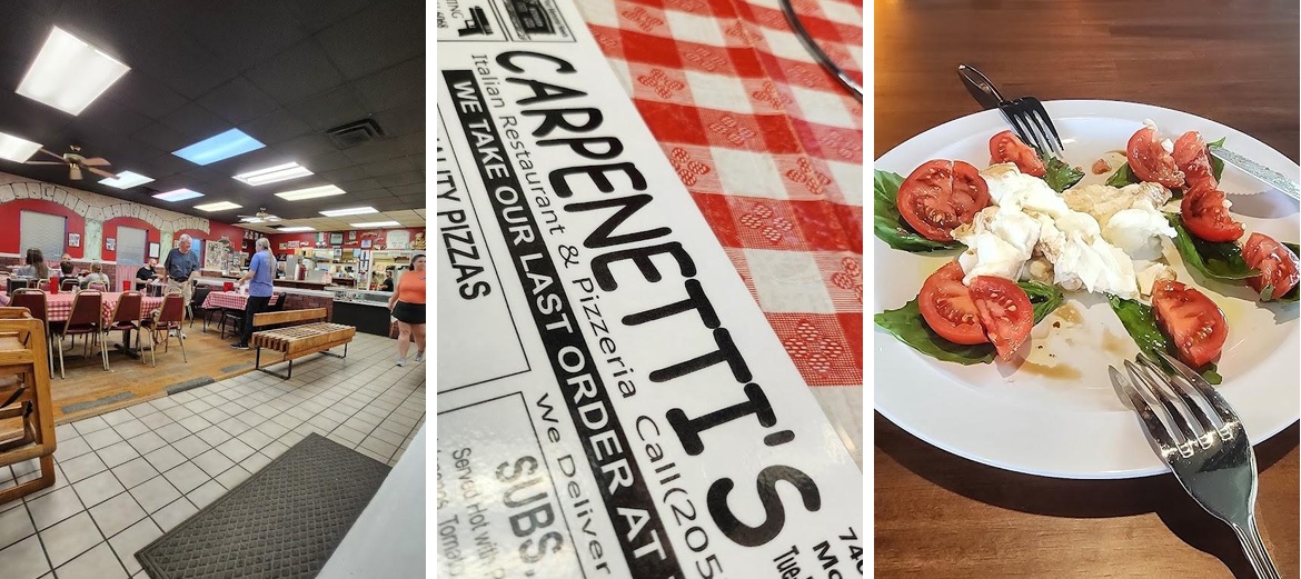 Carpenetti's Pizza Menu
